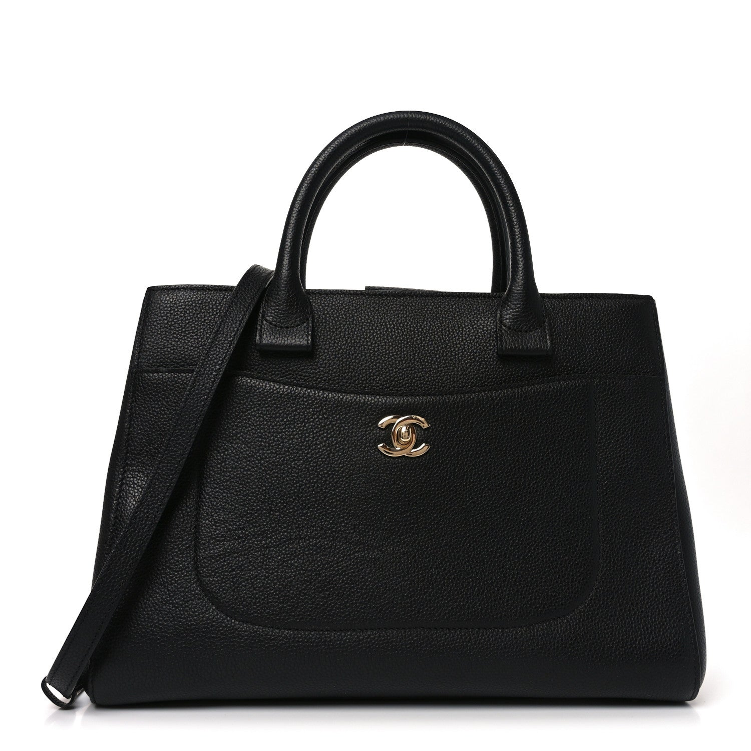 Chanel Grained Calfskin Medium Neo Executive Shopper Tote Black 1 of 10