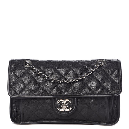 Chanel Caviar Quilted Medium French Riviera Flap Black 1 of 11