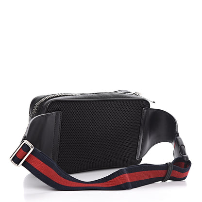 Gucci Soft GG Supreme Monogram Web Belt Bag Black Grey 3 of 11