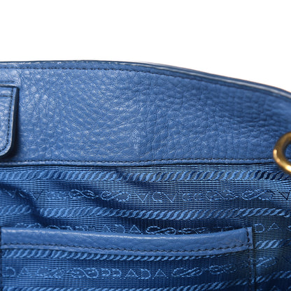 Prada Vitello Daino Tote Cobalto 19 of 21