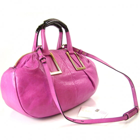 Chloe Leather Ethel Satchel Pink 3 of 12