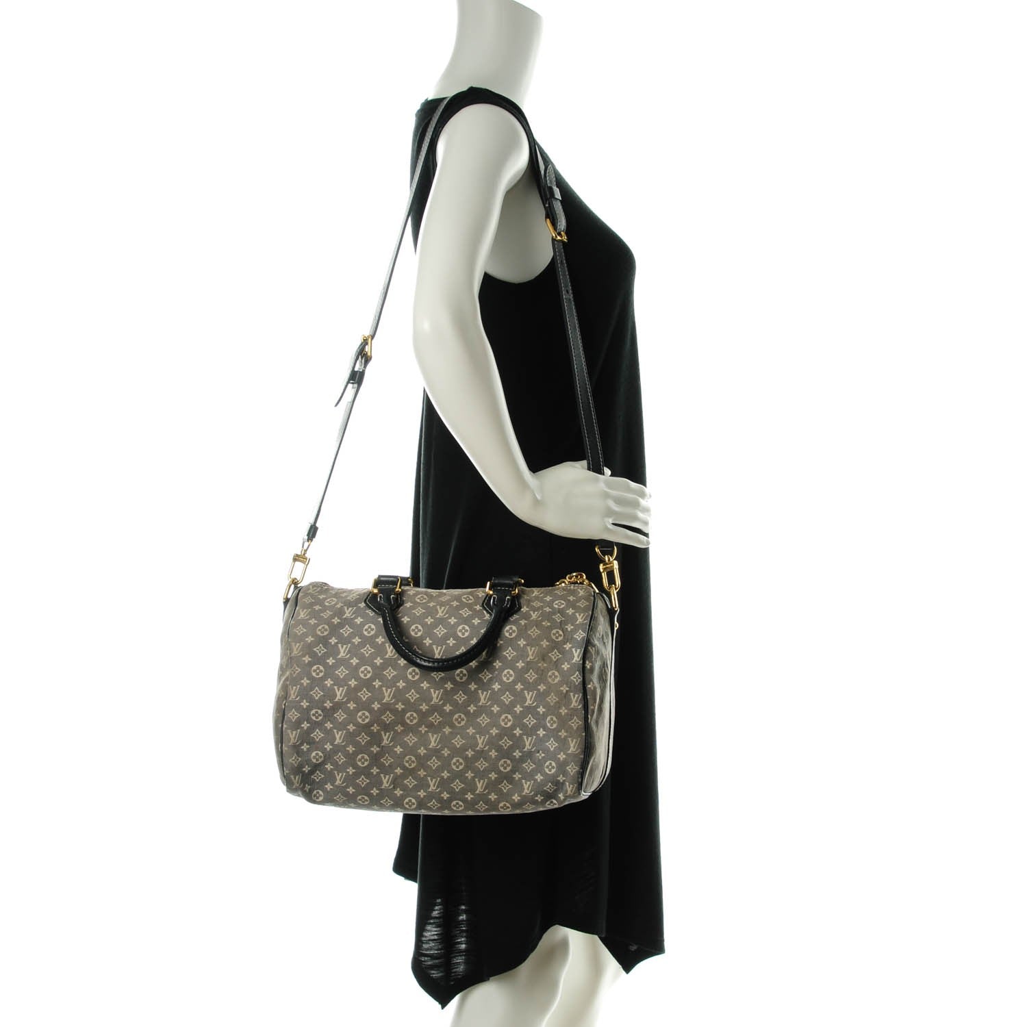 Louis Vuitton Monogram Idylle Speedy Bandouliere 30 Encre 2 of 8
