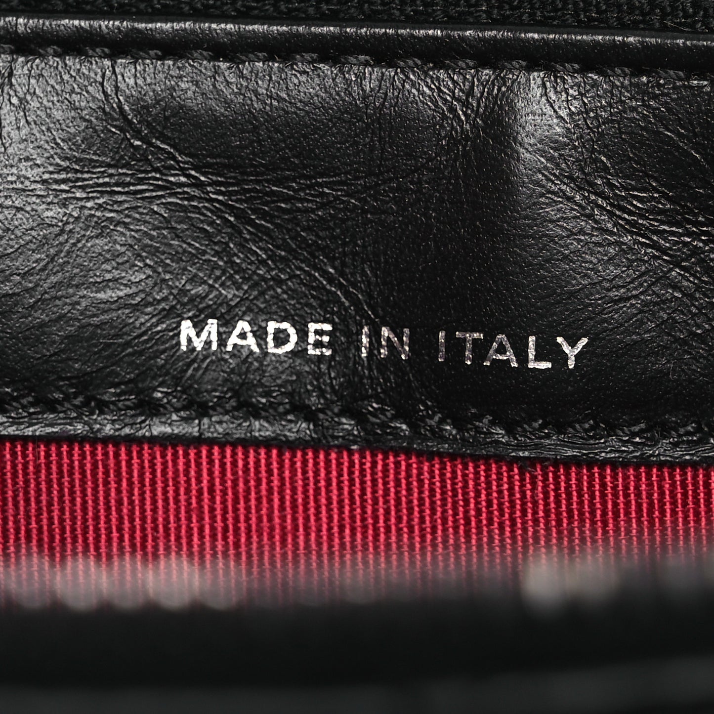 Aged Calfskin Quilted Small Gabrielle Clutch With Chain Black