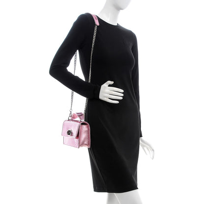 Miu Miu Paillettes Sequin Cleo Top Handle Rosa 2 of 6