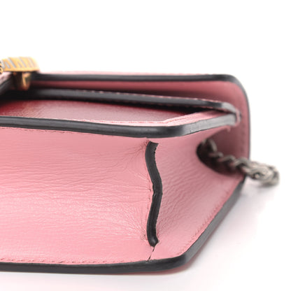 Gucci Azalea Calfskin Enamel Super Mini Dionysus Shoulder Bag New Cherry Red Wild Rose Off White 9 of 9