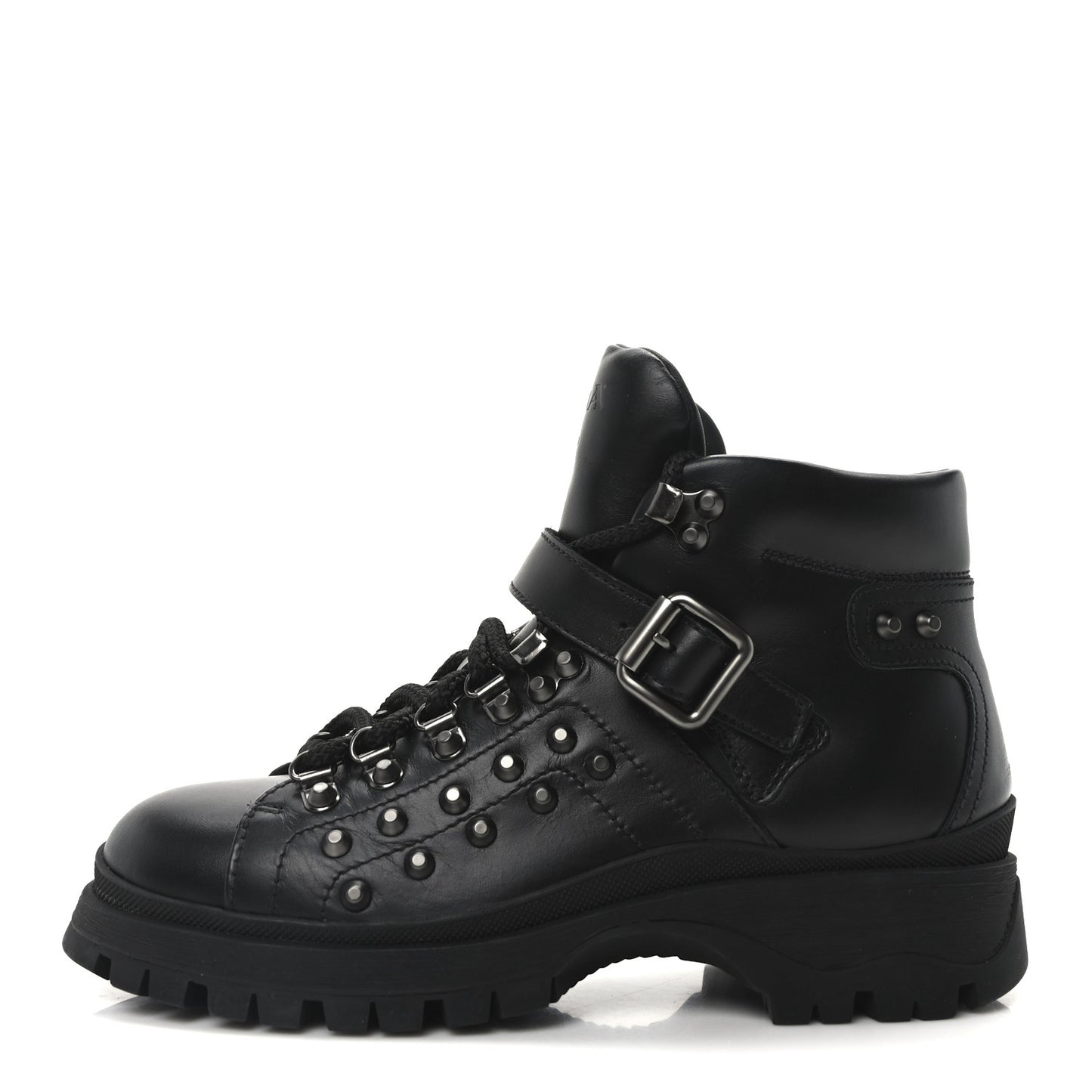 Vitello Rodeo Studded Ankle Boots 37 Black