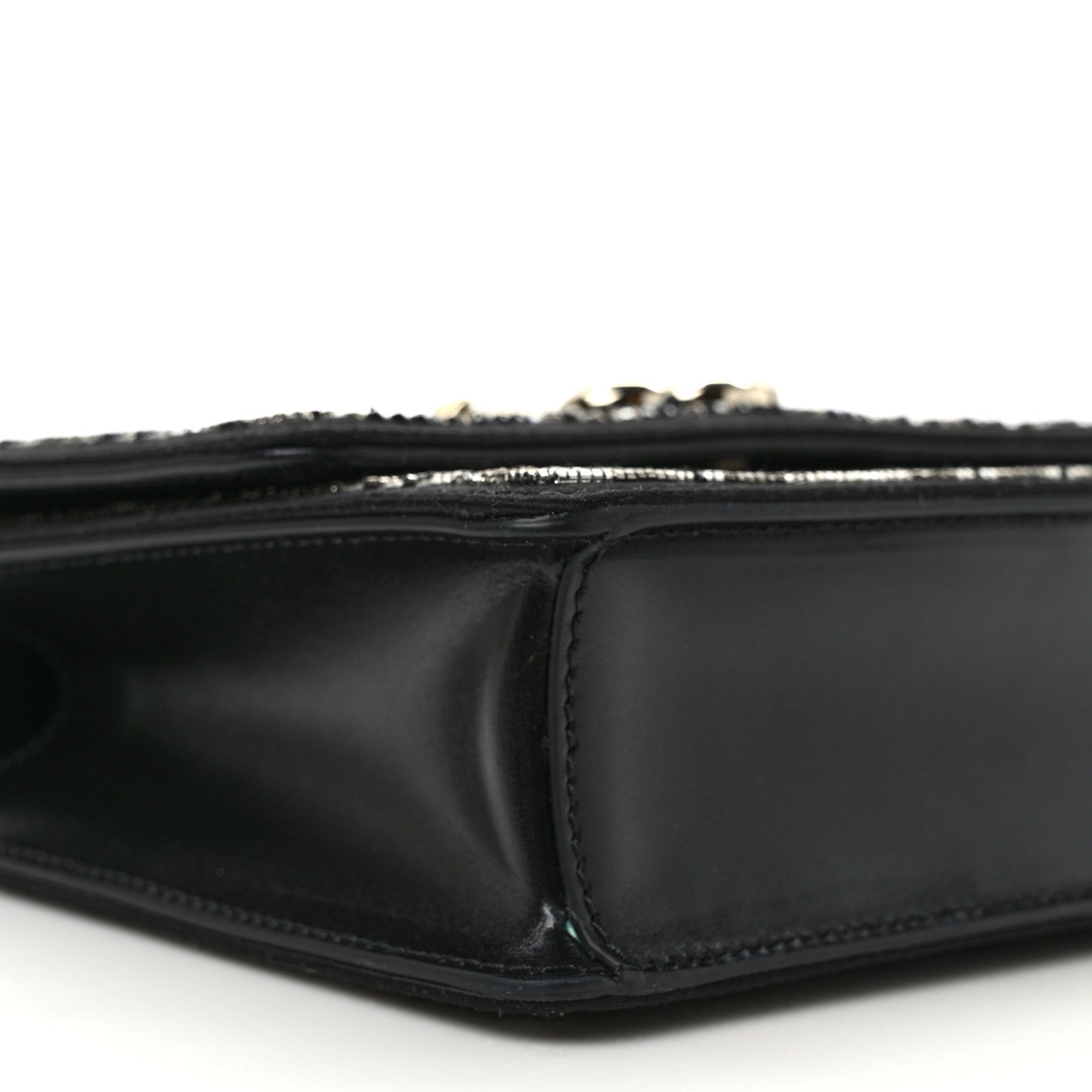 Satin Tartan Pearl Varenne XS Black Silver Light Gold