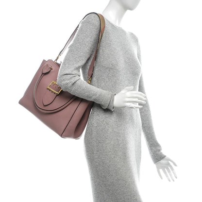 Burberry Soft Grain Calfskin Medium Buckle Tote Dusty Pink 2 of 6