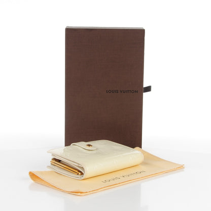 Louis Vuitton Vernis French Purse Wallet Perle 5 of 7