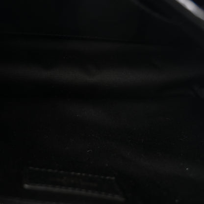 Saint Laurent Crinkled Calfskin Matelasse Monogram Medium Niki Chain Satchel Black 5 of 10