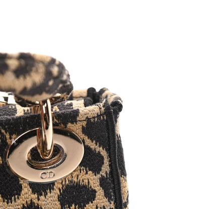 Christian Dior Canvas Mini Mizza Embroidered Lady D-Lite Beige Multicolor 13 of 14
