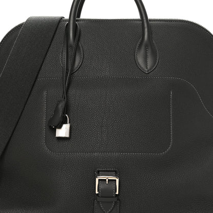 Hermes Togo Swift Bolide a Dos Backpack Gris Misty 8 of 11