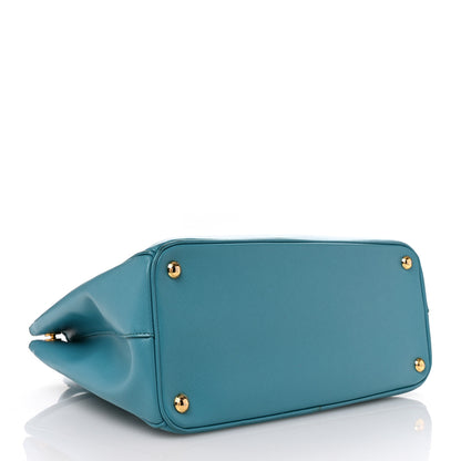 Prada Saffiano Lux Parabole Tote Turchese 4 of 13