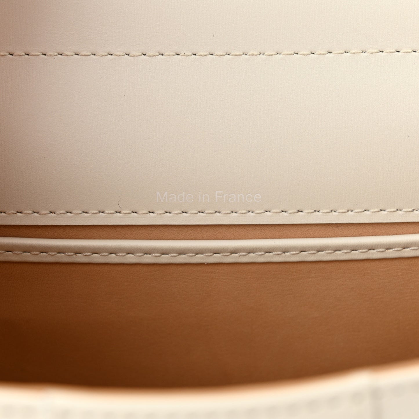 Box Calfskin Mini Brillant Satchel Ivory