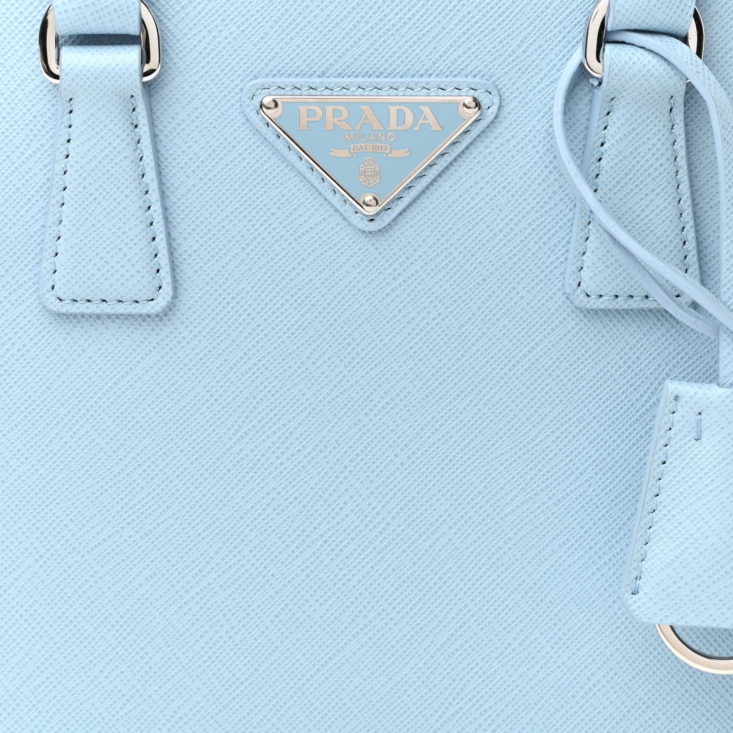 Saffiano Lux Micro Galleria Shoulder Bag Astrale