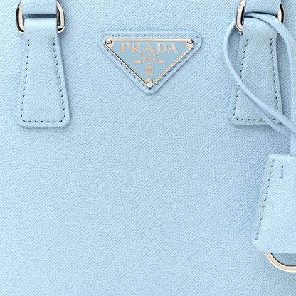 Prada Saffiano Lux Micro Galleria Shoulder Bag Astrale 7 of 9