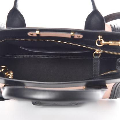 Chloe Calfskin Mini Alice Satchel Anemone Pink Black 6 of 12