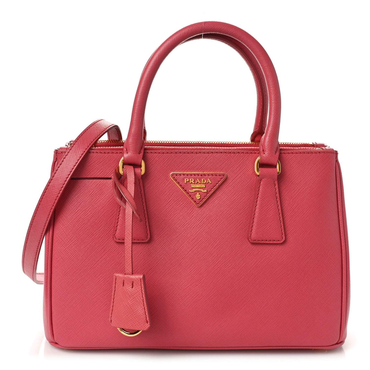 Prada Saffiano Mini Galleria Double Zip Tote Tamaris 1 of 11