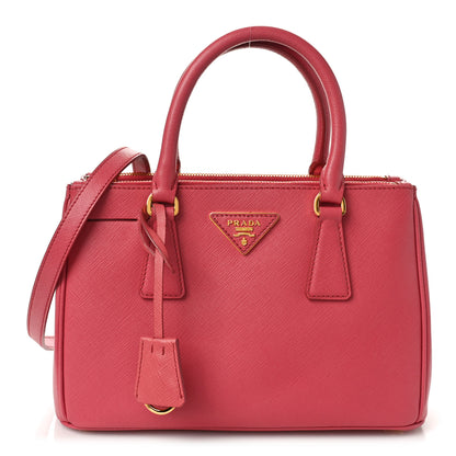 Prada Saffiano Mini Galleria Double Zip Tote Tamaris 1 of 11