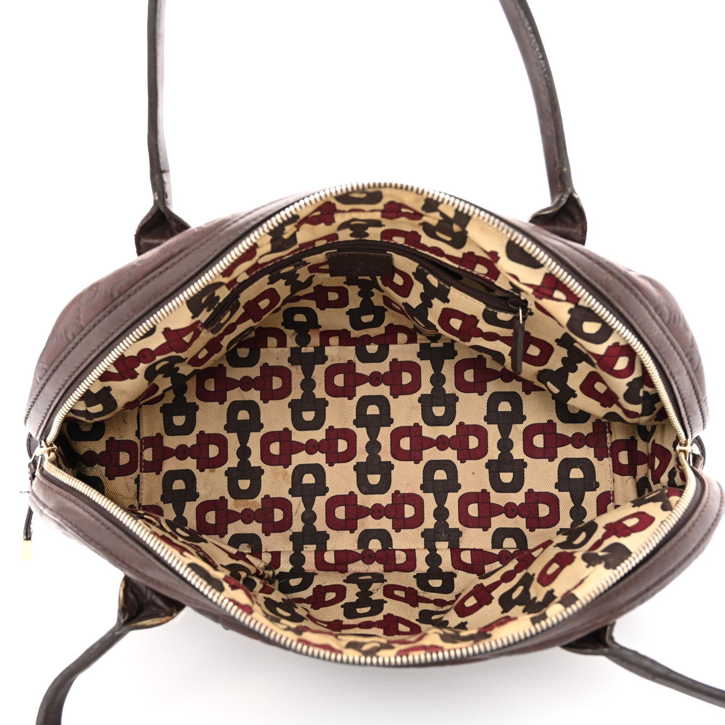 Guccissima Small Princy Satchel Brown