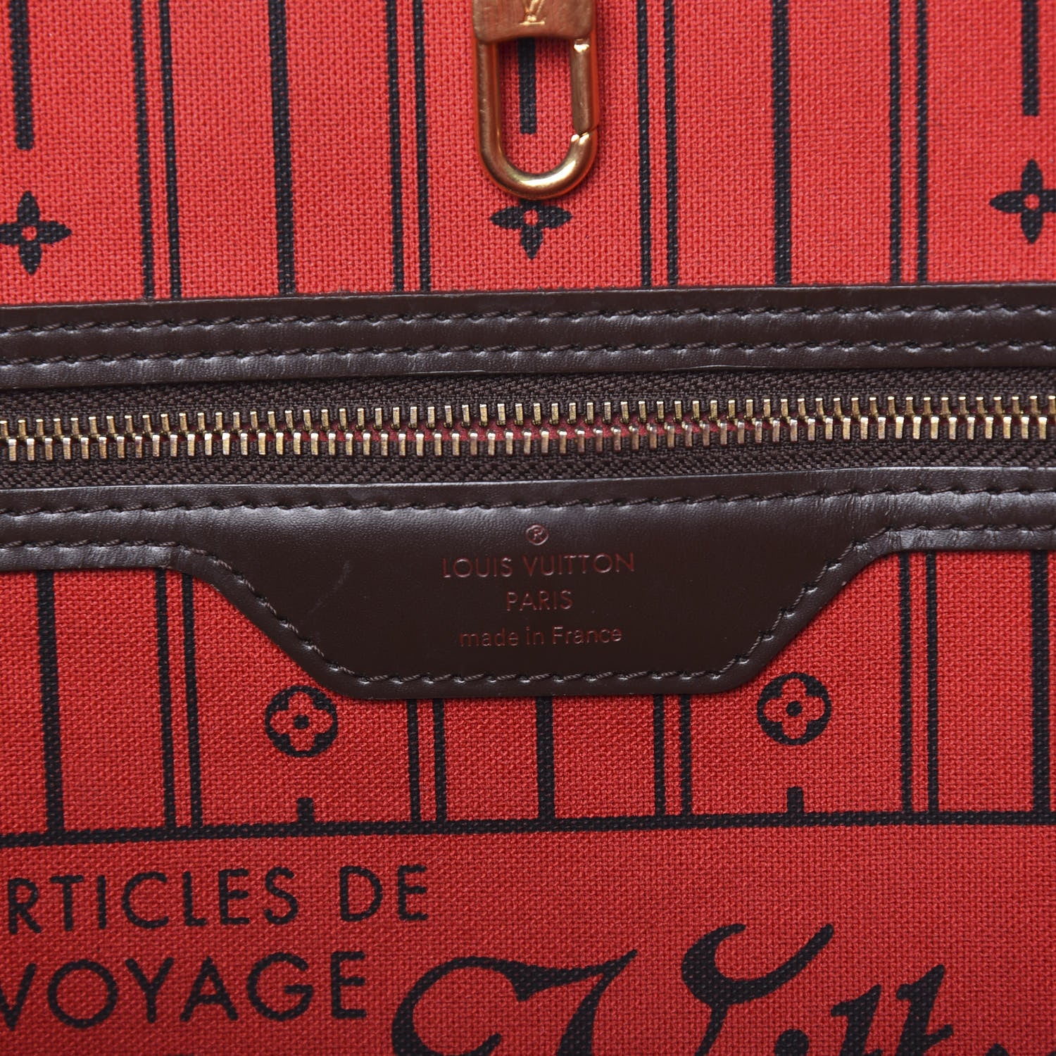 Louis Vuitton Damier Ebene Neverfull GM 5 of 11