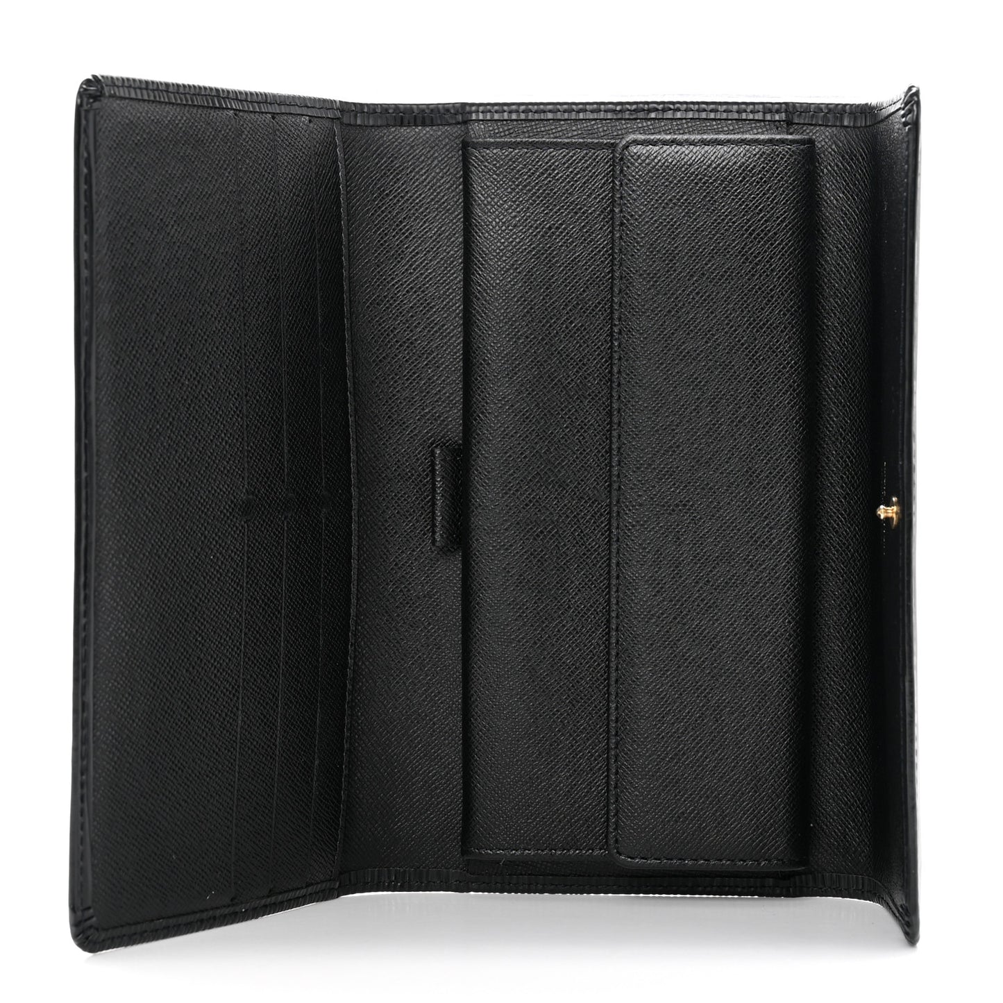 Epi Porte Tresor International Wallet Black