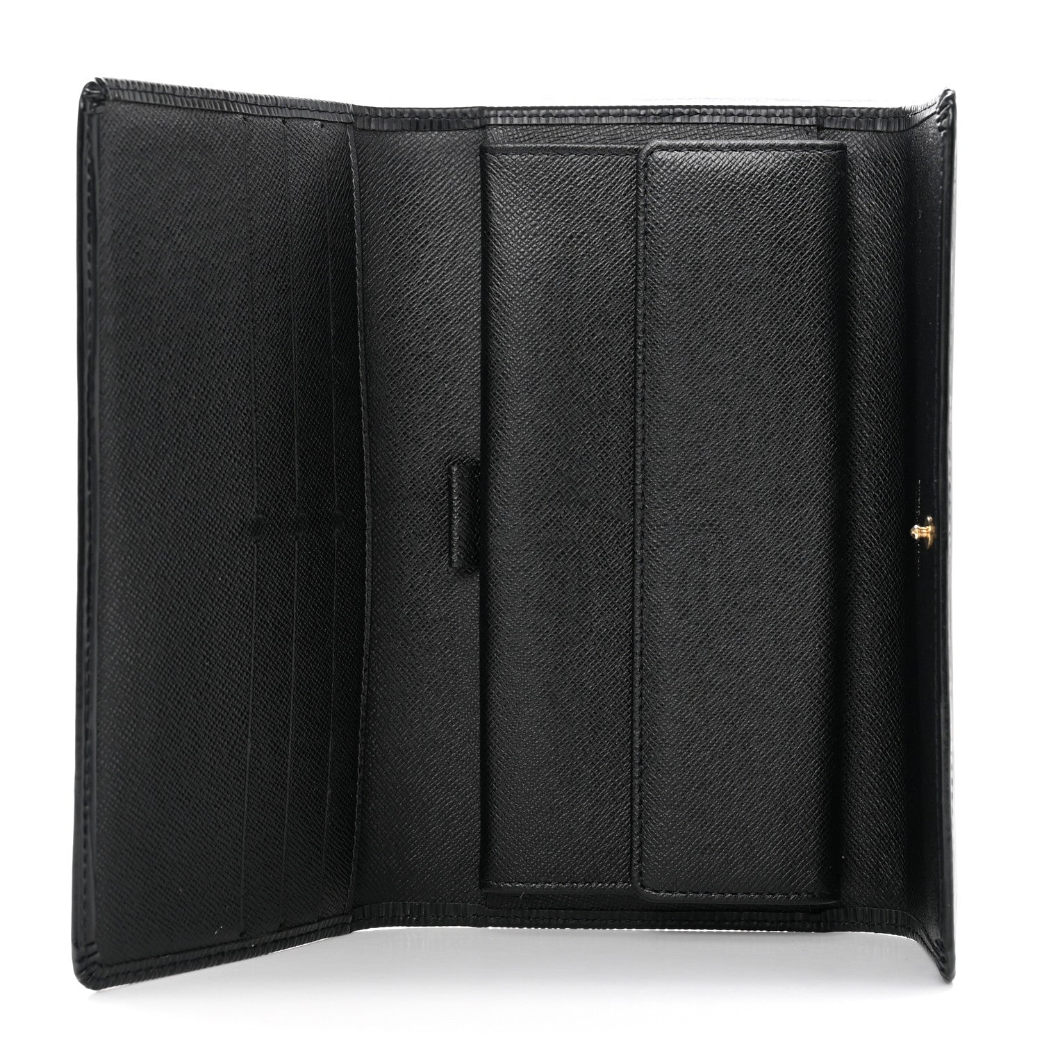 Louis Vuitton Epi Porte Tresor International Wallet Black 5 of 7