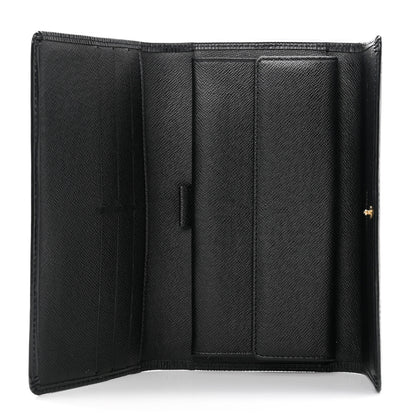Louis Vuitton Epi Porte Tresor International Wallet Black 5 of 7