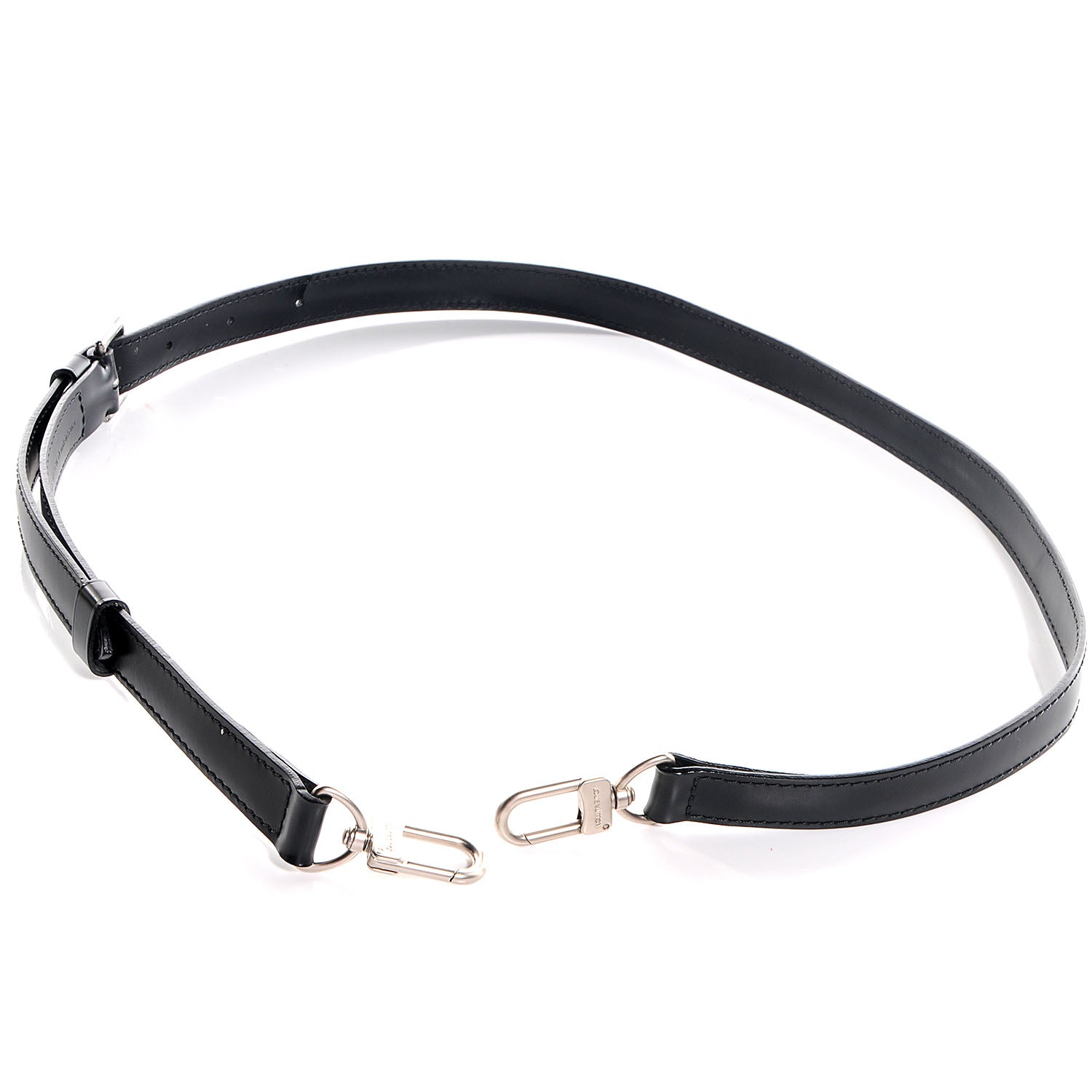 Louis Vuitton Epi Adjustable Shoulder Strap Black 4 of 5