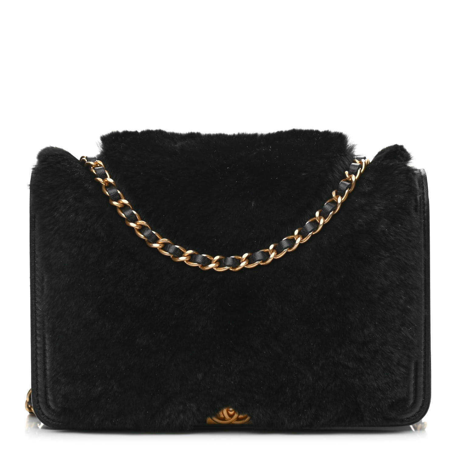 Chanel Orylag Lambskin Wallet On Chain Black 1 of 14