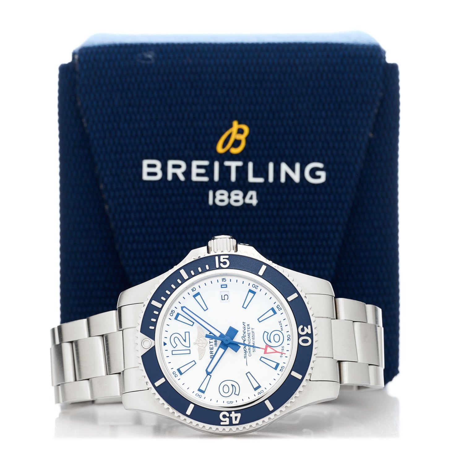 Breitling Stainless Steel 42mm Superocean Automatic Watch A17366 5 of 5
