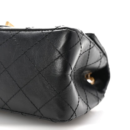 Chanel Aged Calfskin Quilted 2.55 Reissue Mini Flap Black 10 of 10