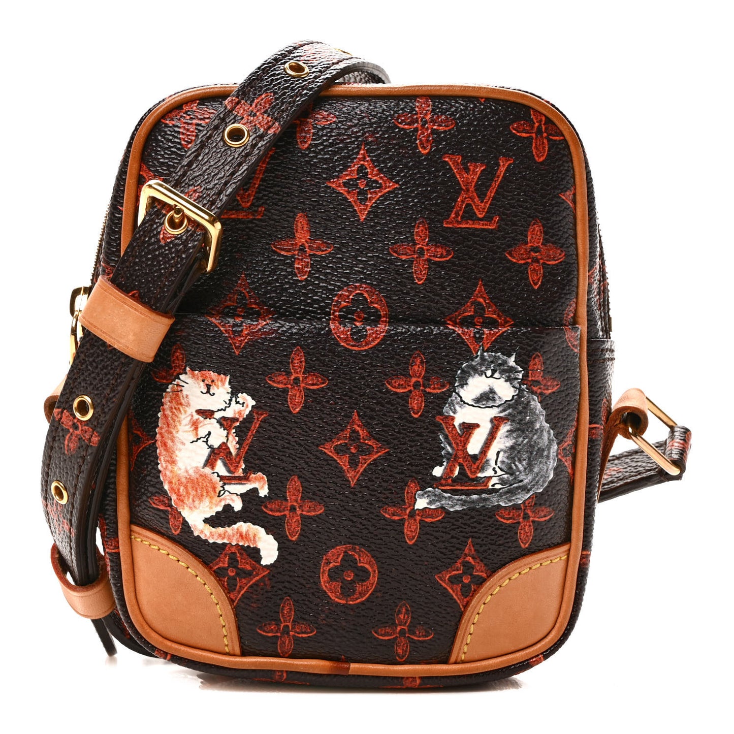 Catogram Small Paname Marron