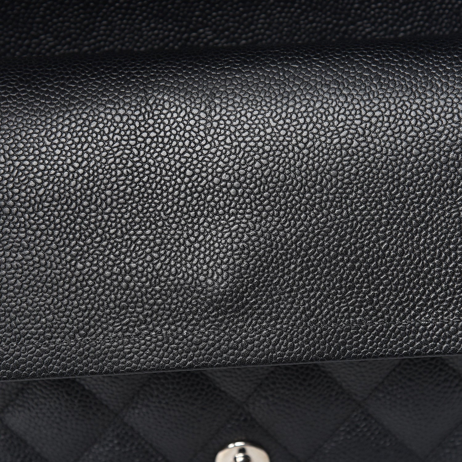 Chanel Caviar Quilted Jumbo Double Flap Black 10 of 13