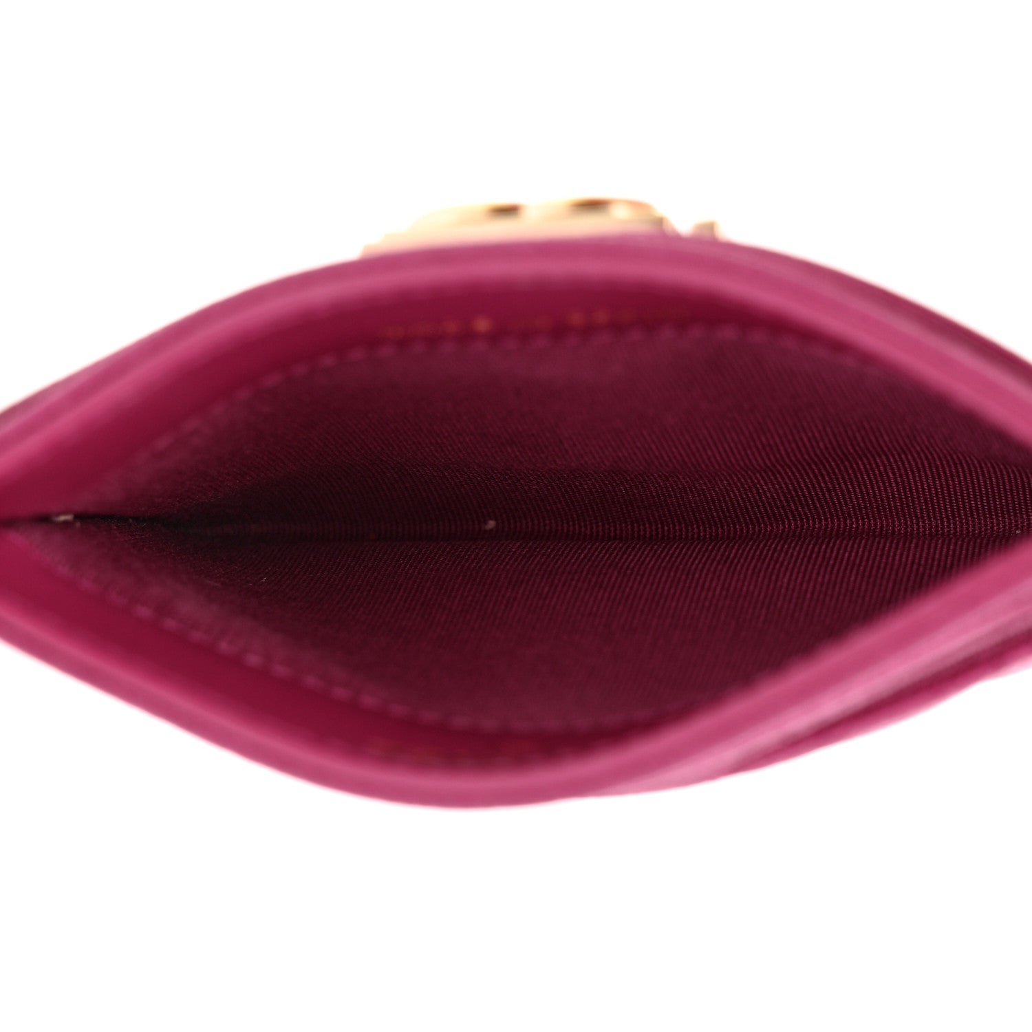 Chanel Caviar Quilted Boy Card Holder Fuchsia 5 of 9