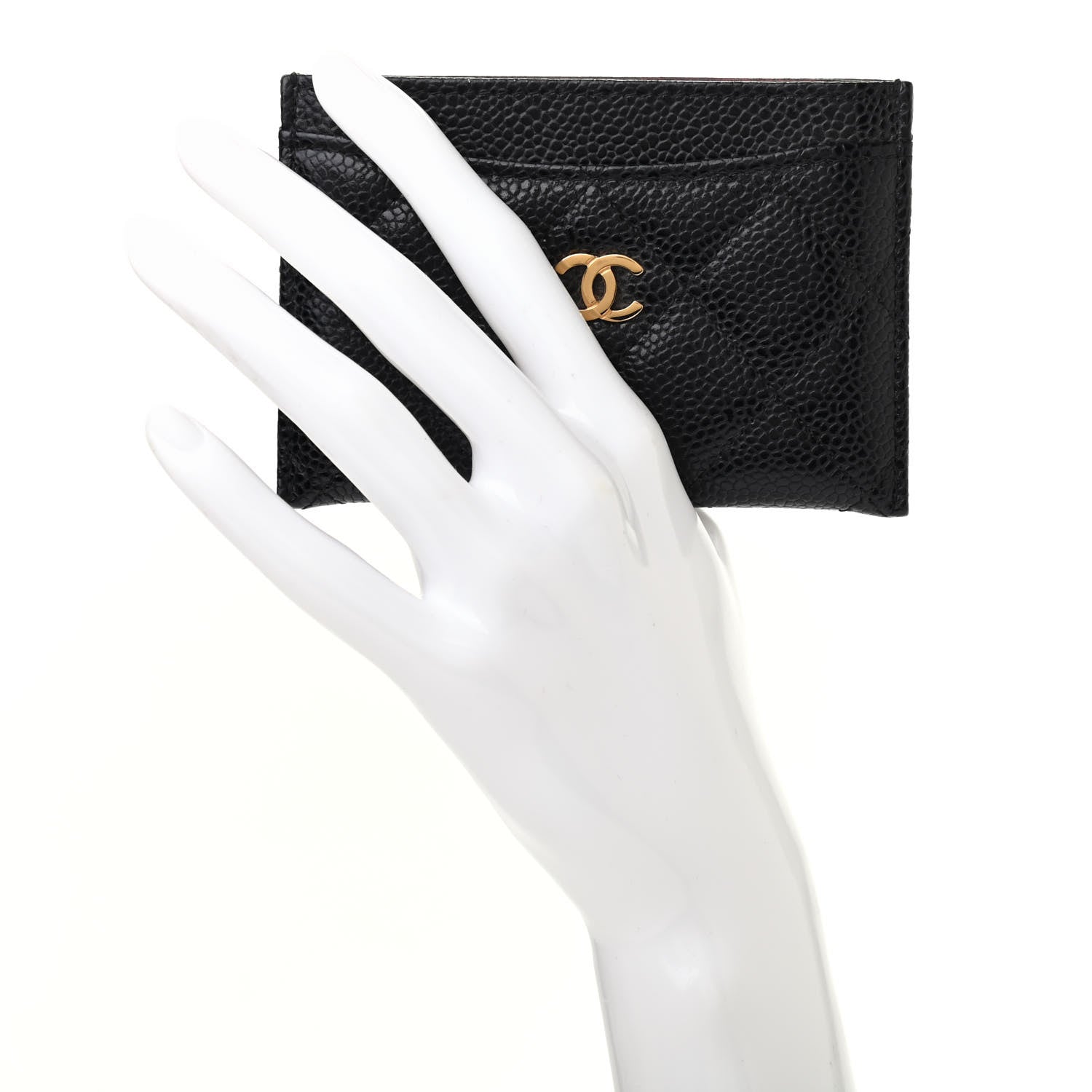 Chanel Caviar Quilted Card Holder Black 2 of 7