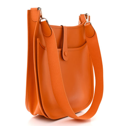 Hermes Epsom Evelyne II GM Orange 2 of 12