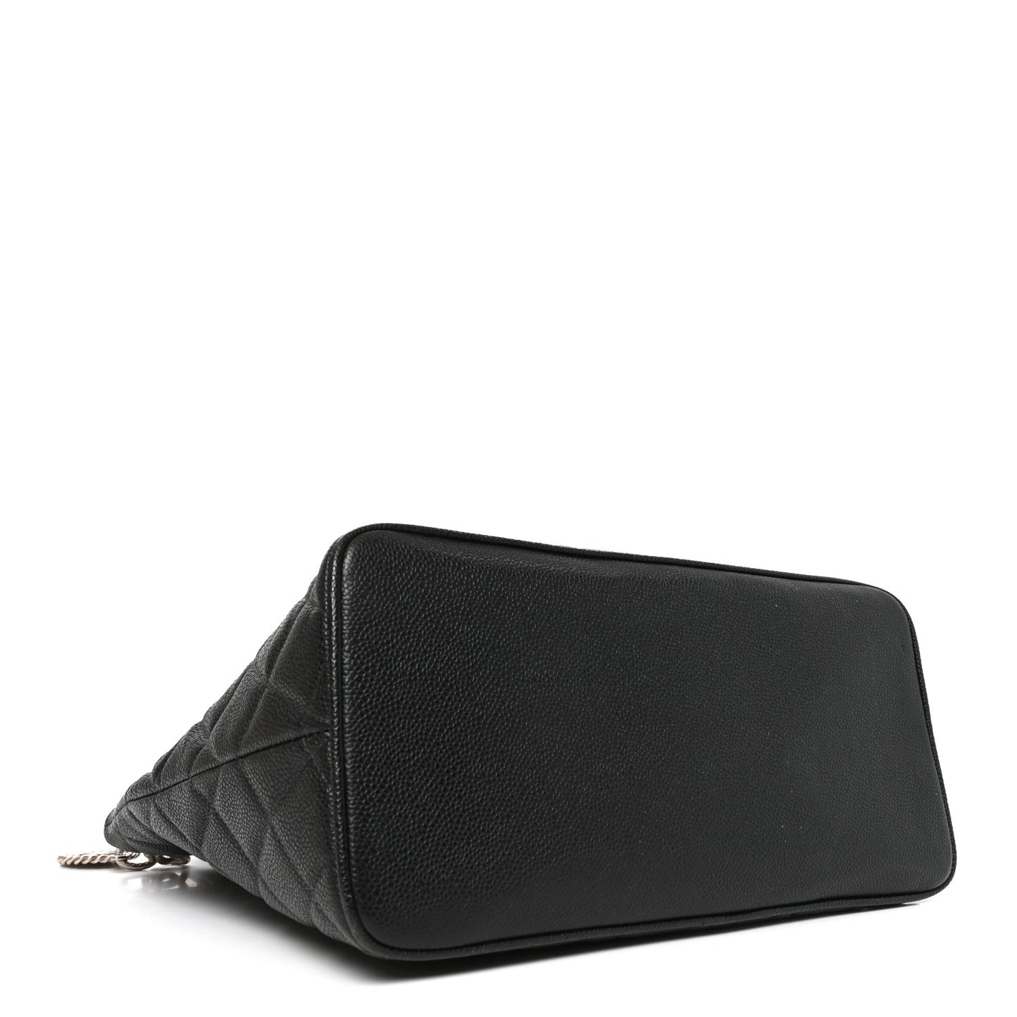 Caviar Quilted Medallion Tote Black