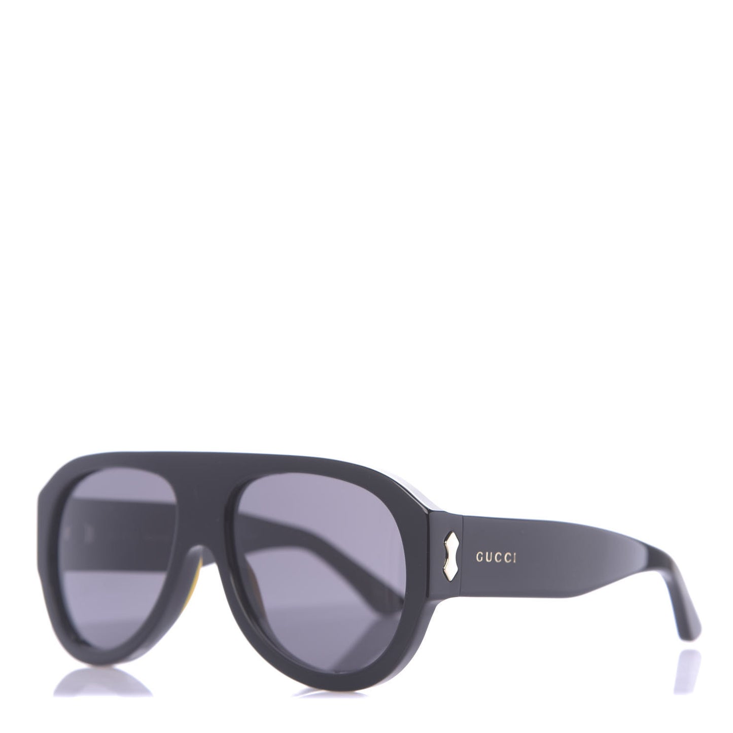 Acetate Aviator Sunglasses GG0668S Black