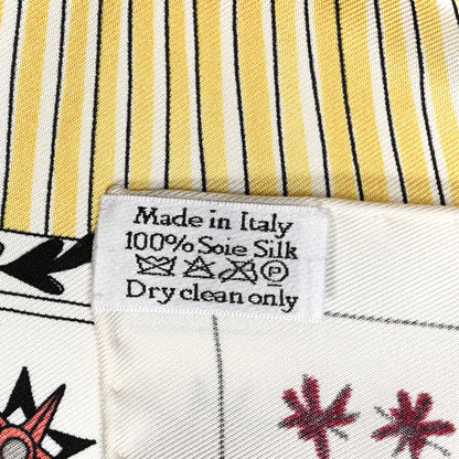 Christian Dior Silk Le Soleil Tarot Square Scarf 6 of 6