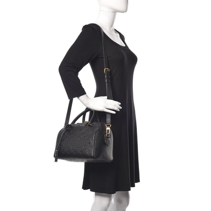 Louis Vuitton Empreinte Speedy Bandouliere 25 NM Black 2 of 12