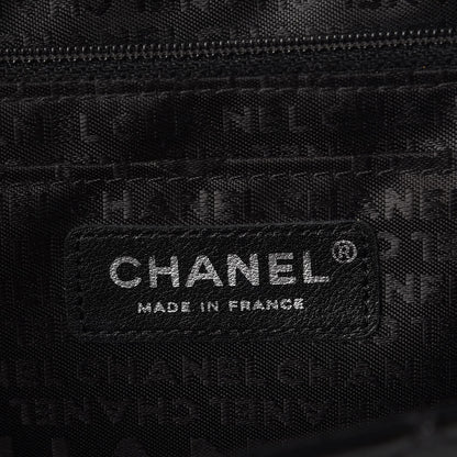 Chanel Patent Quilted Jumbo Diagonal CC Flap Black 6 of 12