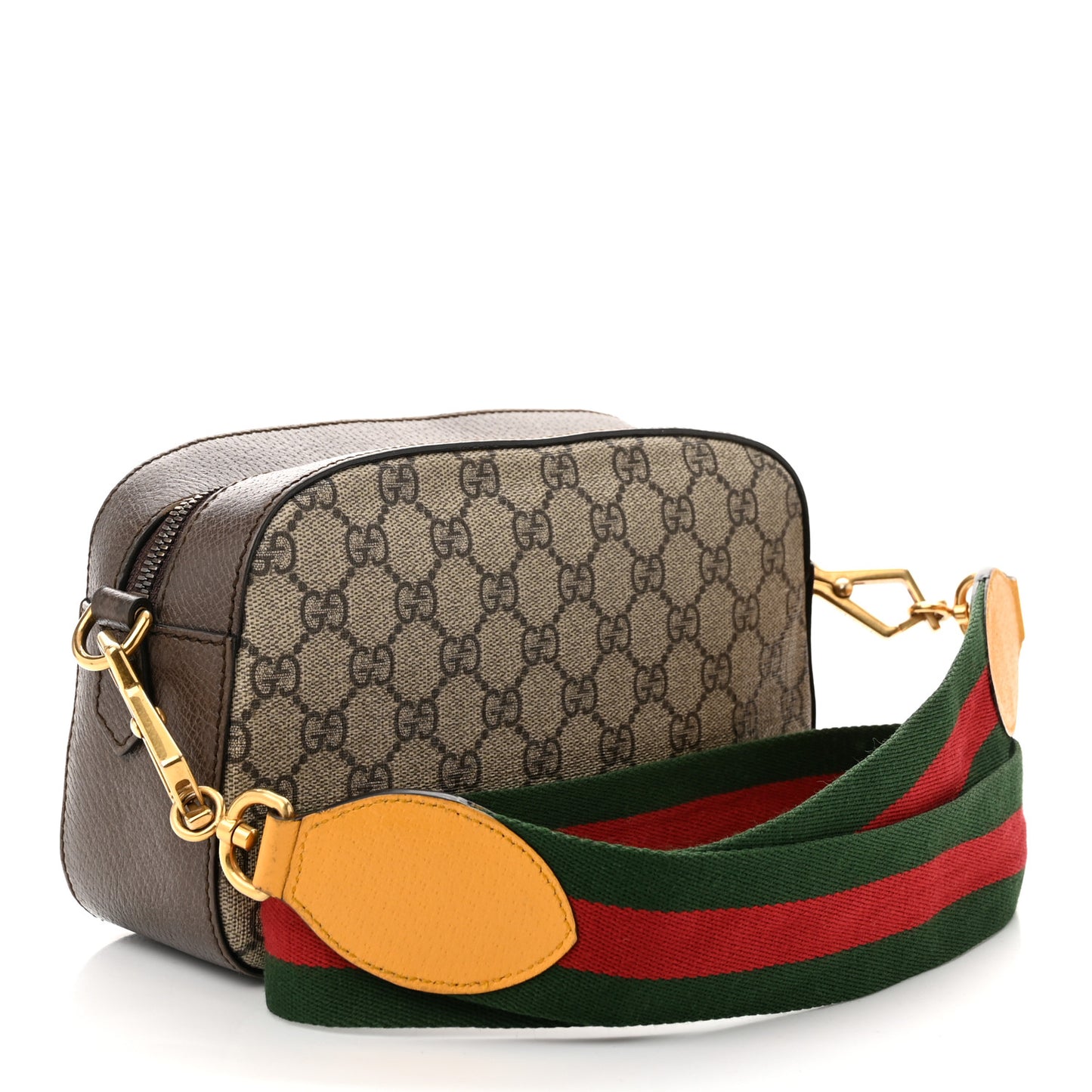 GG Supreme Monogram Web Neo Vintage Shoulder Bag Beige New Acero Crop