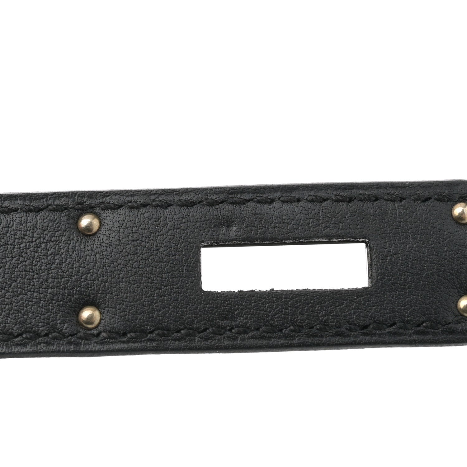 Hermes Berline Toile Swift Kelly Sellier 32 Black Ecru 11 of 12