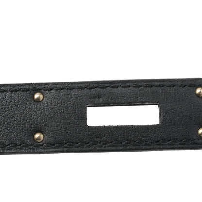 Hermes Berline Toile Swift Kelly Sellier 32 Black Ecru 11 of 12