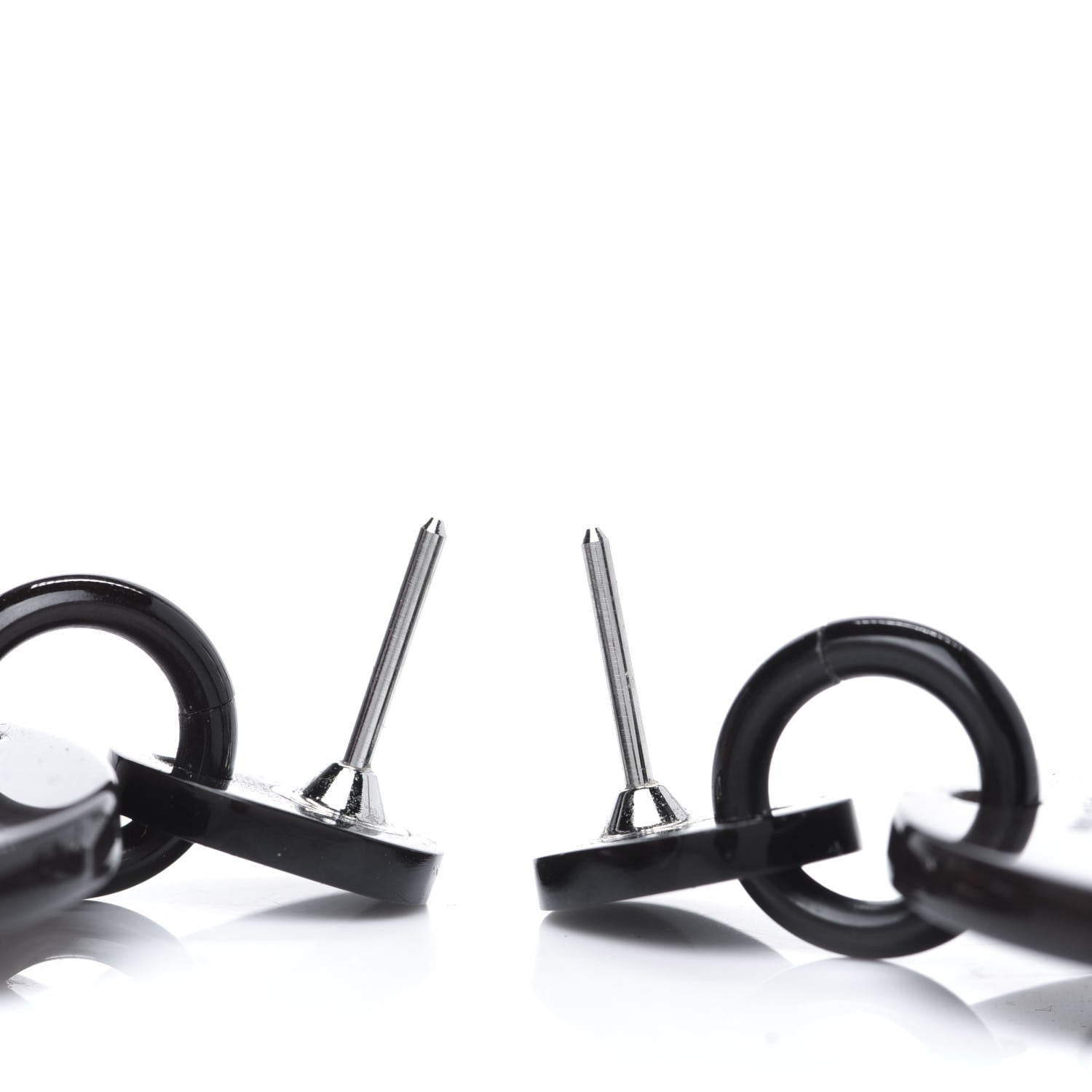Hermes Buffalo Horn Fidelio Virage Earrings 4 of 6