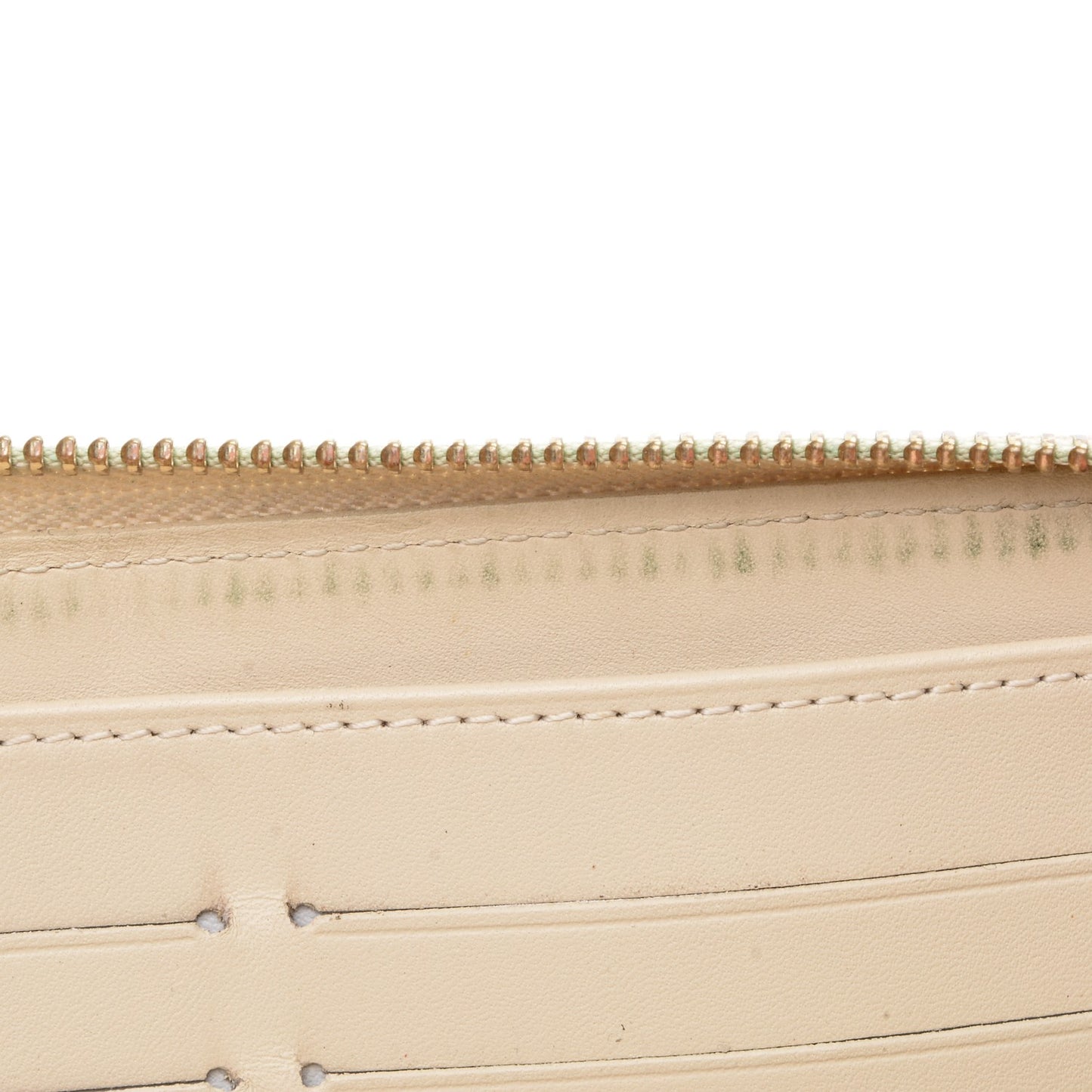 Vernis Zippy Wallet Blanc Corail