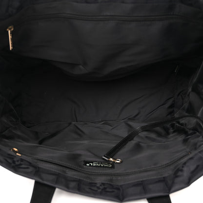 Chanel Nylon Large Travel Tote Black 5 of 11