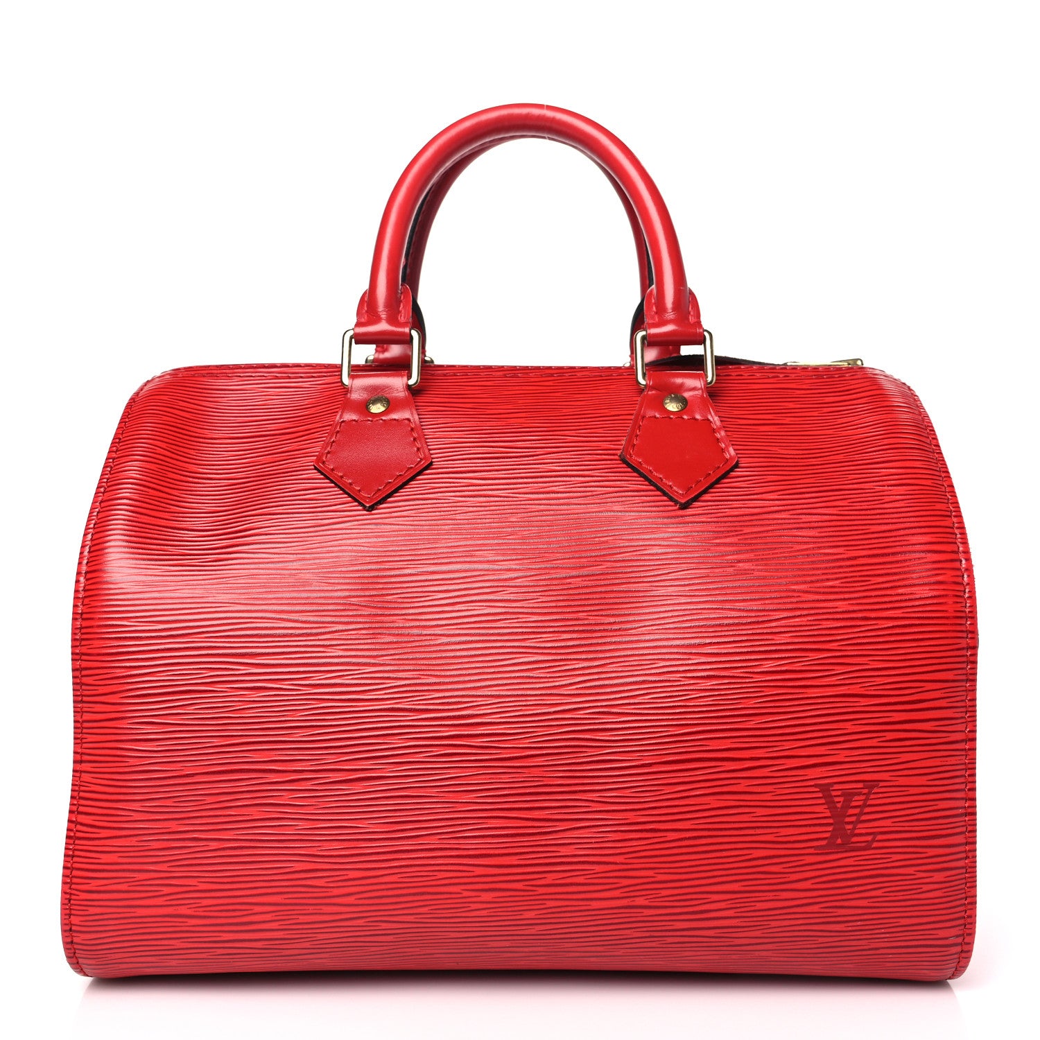 Louis Vuitton Epi Speedy 25 Castillan Red 1 of 11