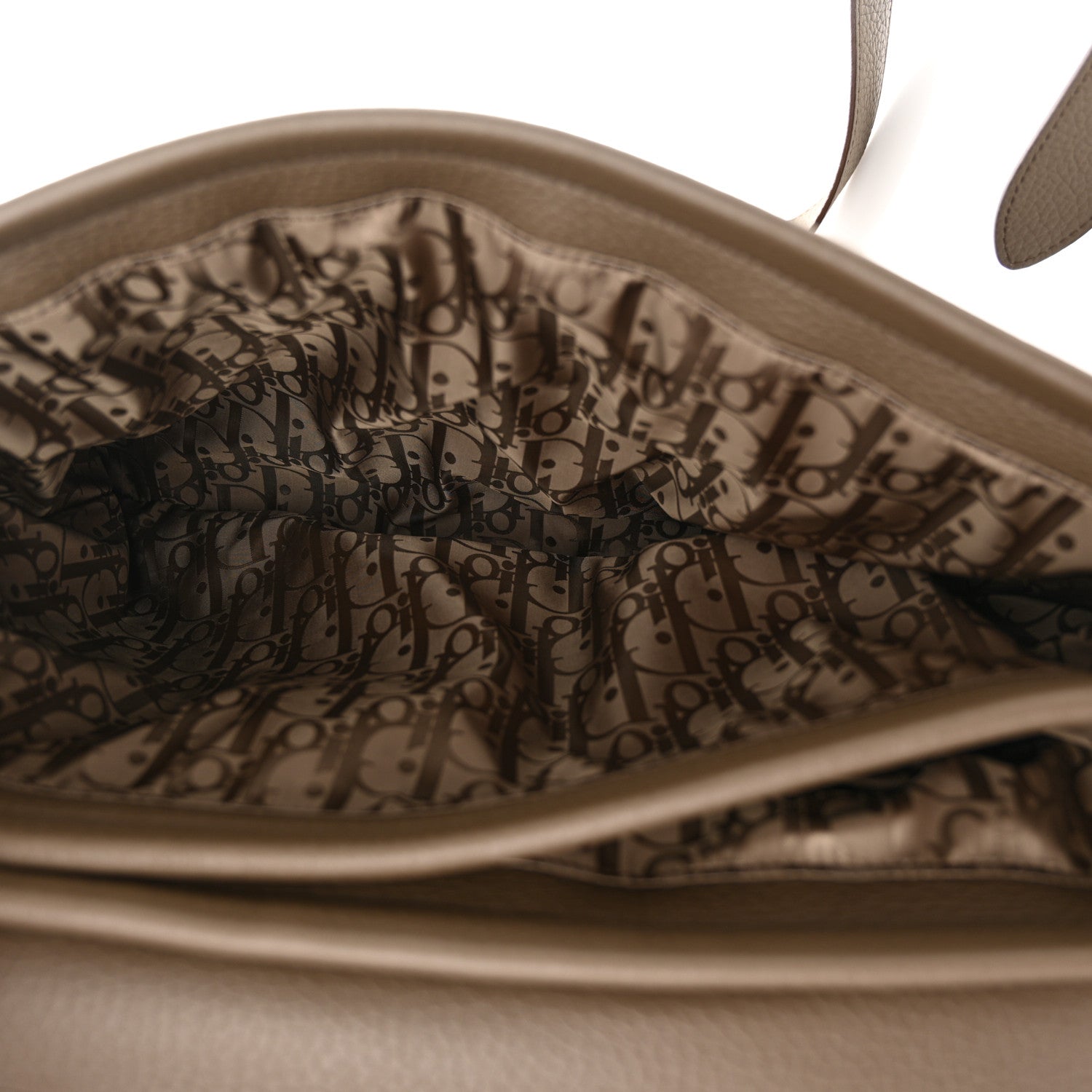 Christian Dior Grained Calfskin Mens Pillow Bag Khaki 8 of 12